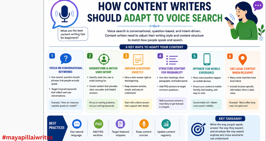How Content Writers Should Adapt to Voice Search