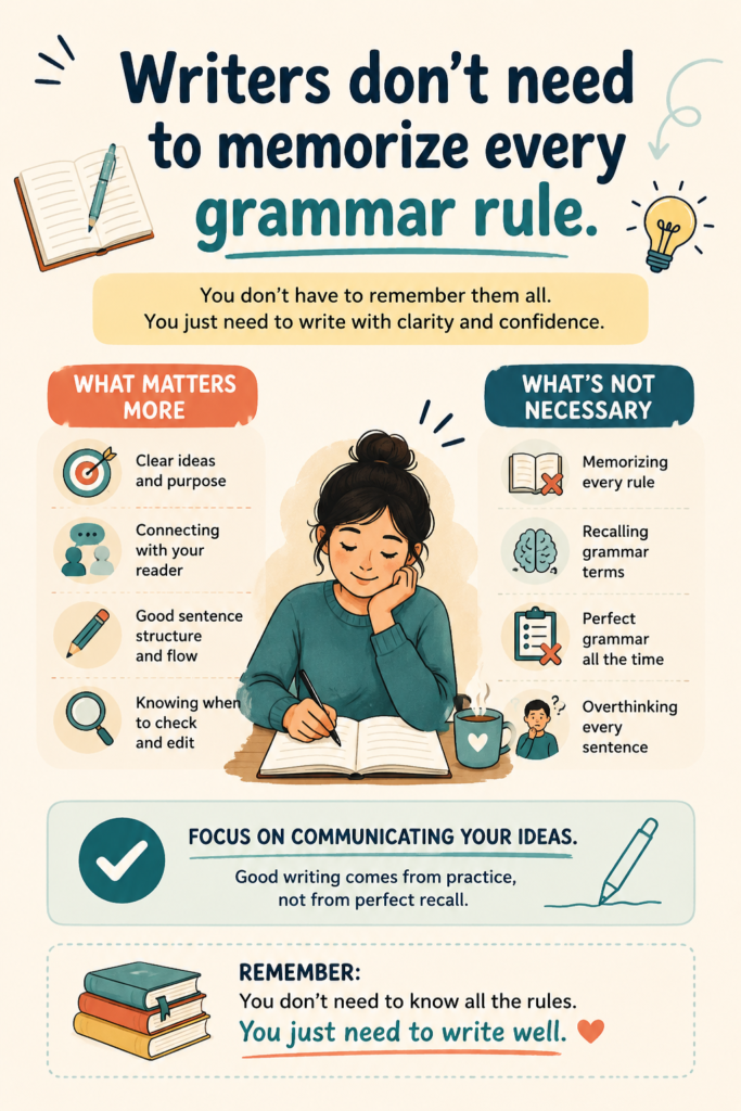 Grammar for writers and the essential skills needed for clear, effective writing.