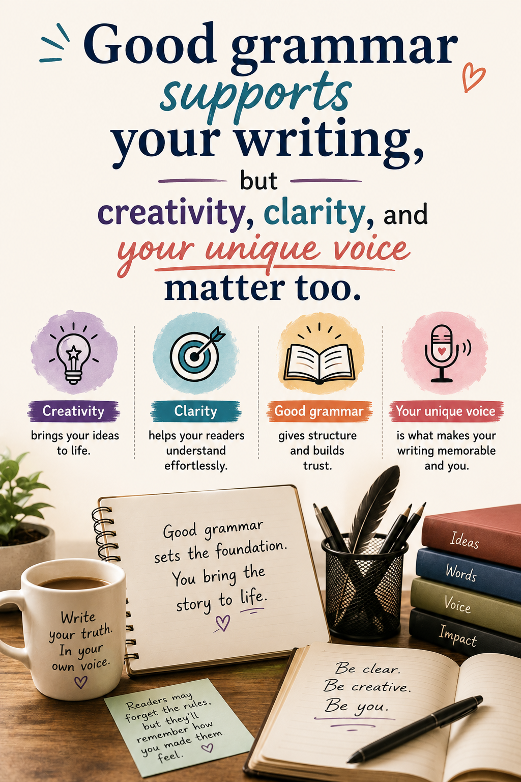 Grammar for writers and the essential skills needed for clear, effective writing.