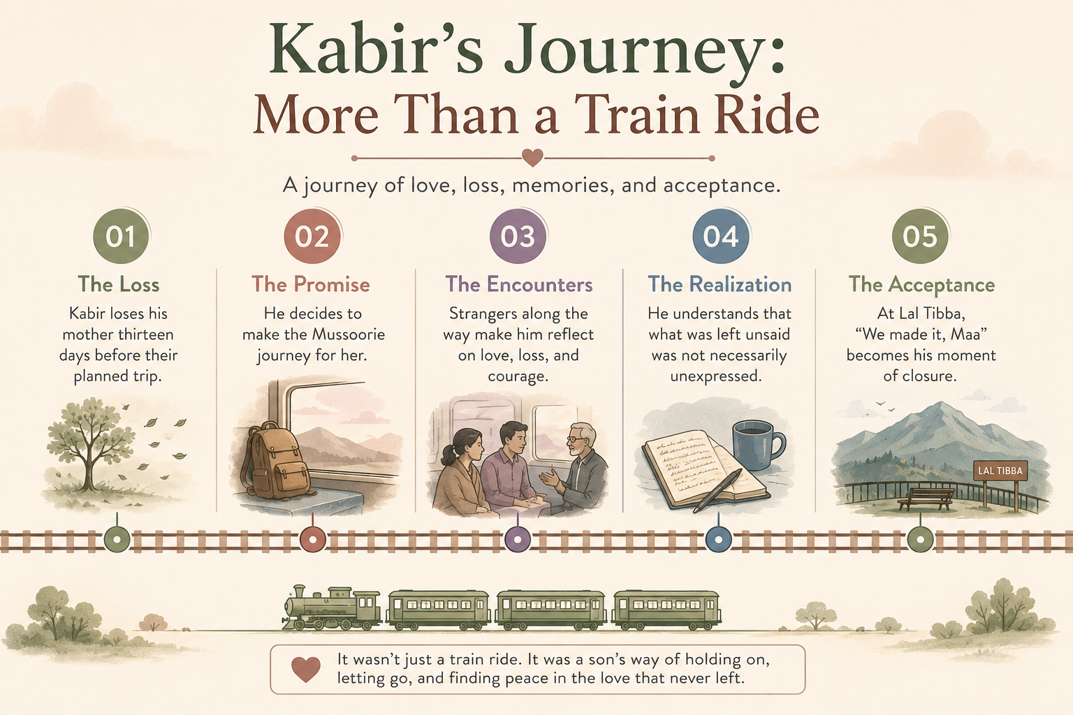 Kabir's journey =- Life on the tracks