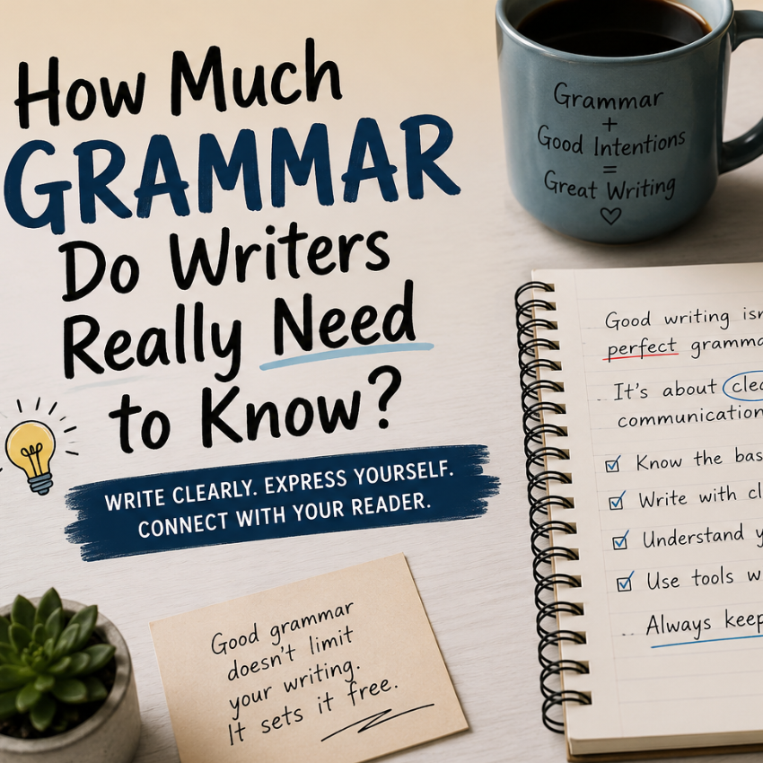 How much grammar a writer needs to know