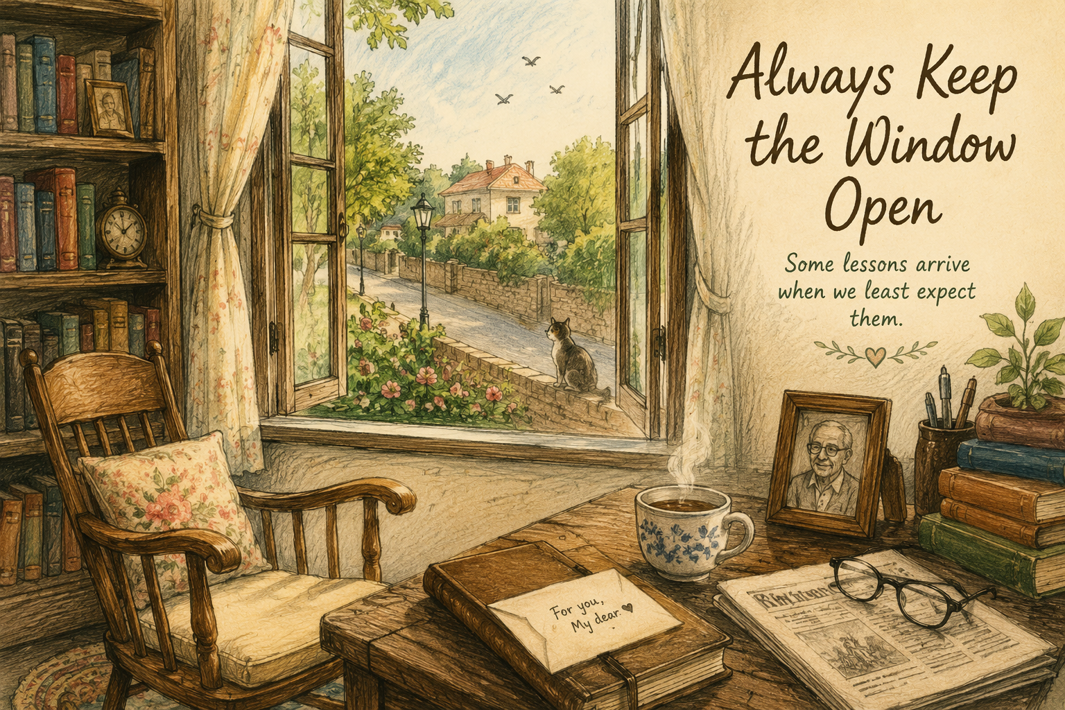 Keep the window open.