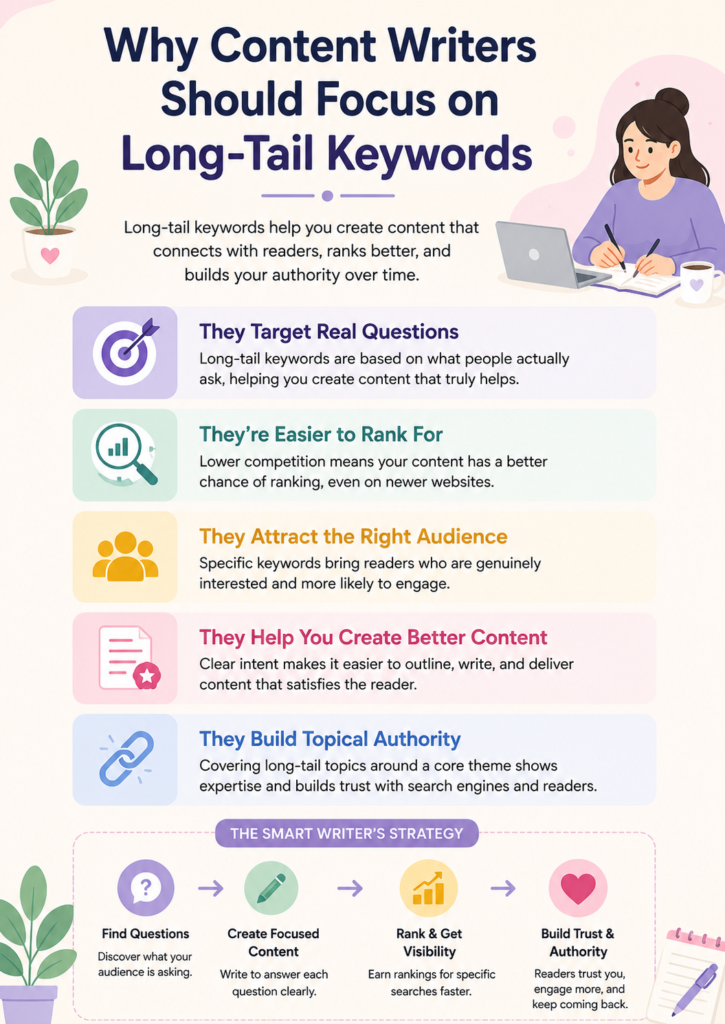 Why Content Writers Should Focus on Long-Tail Keywords
